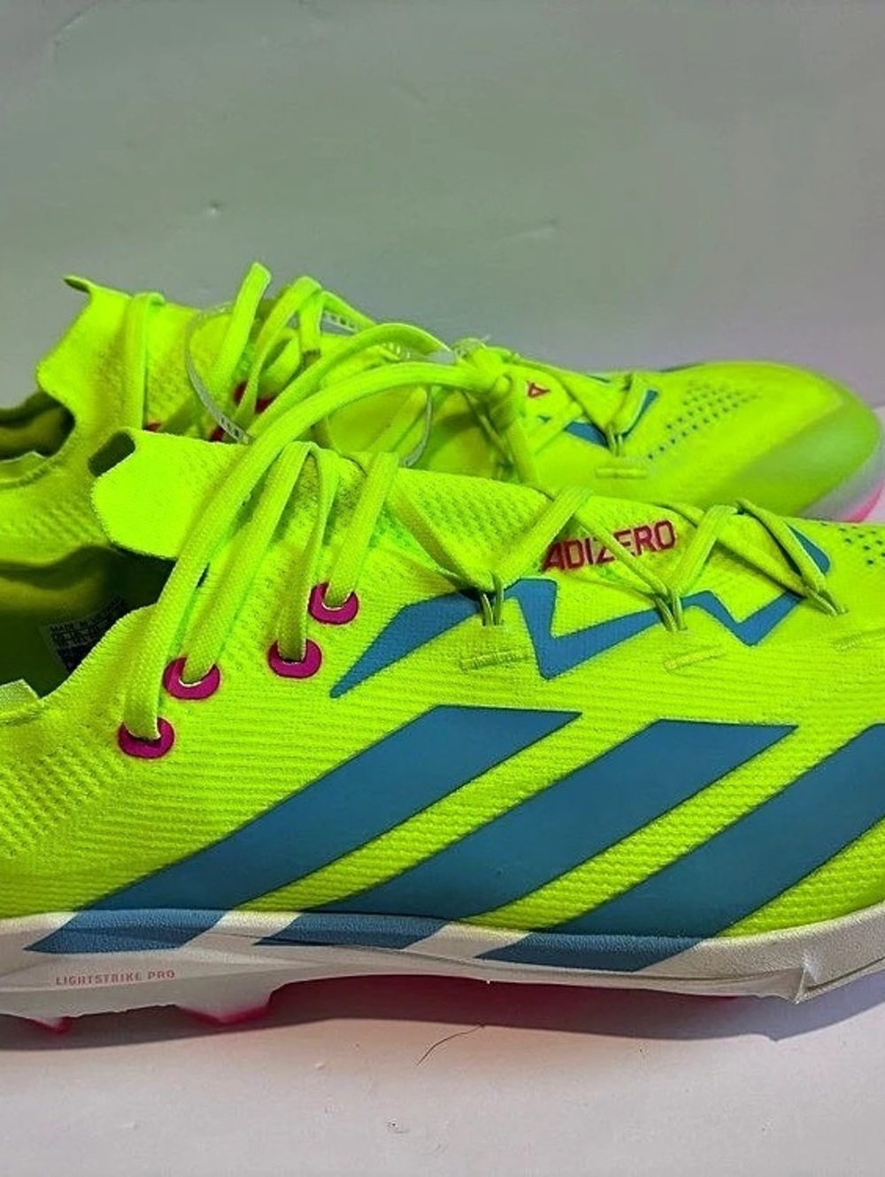 adidas Adizero Athletic Sneakers Green & Blue US 15 NWT